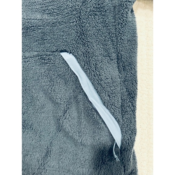 The North Face Mens XXL Sherpa Fleece Jacket Slate Blue Full Zip Mo - Picture 5 of 8